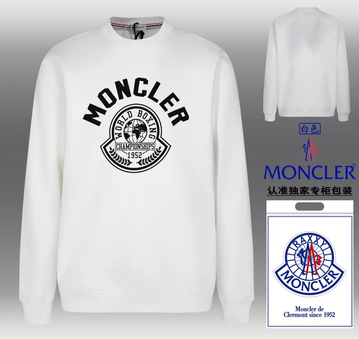 📦 📦 【 In Stock】 〖 𝐌𝐎𝐍𝐂𝐋𝐄𝐑~ 〗 440g ， 😎 ， ， Factory 2025 T ， ， Premium Breathable Same Style ：Black White Size：S M L XL 2XL